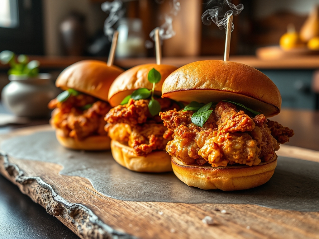 Hot Chicken Sliders