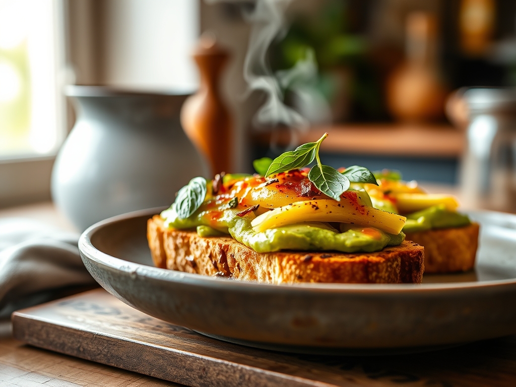 Spicy Avocado Toast