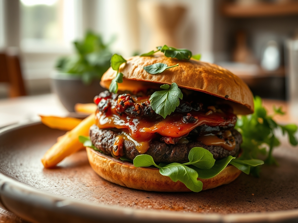 Spicy Black Bean Burger