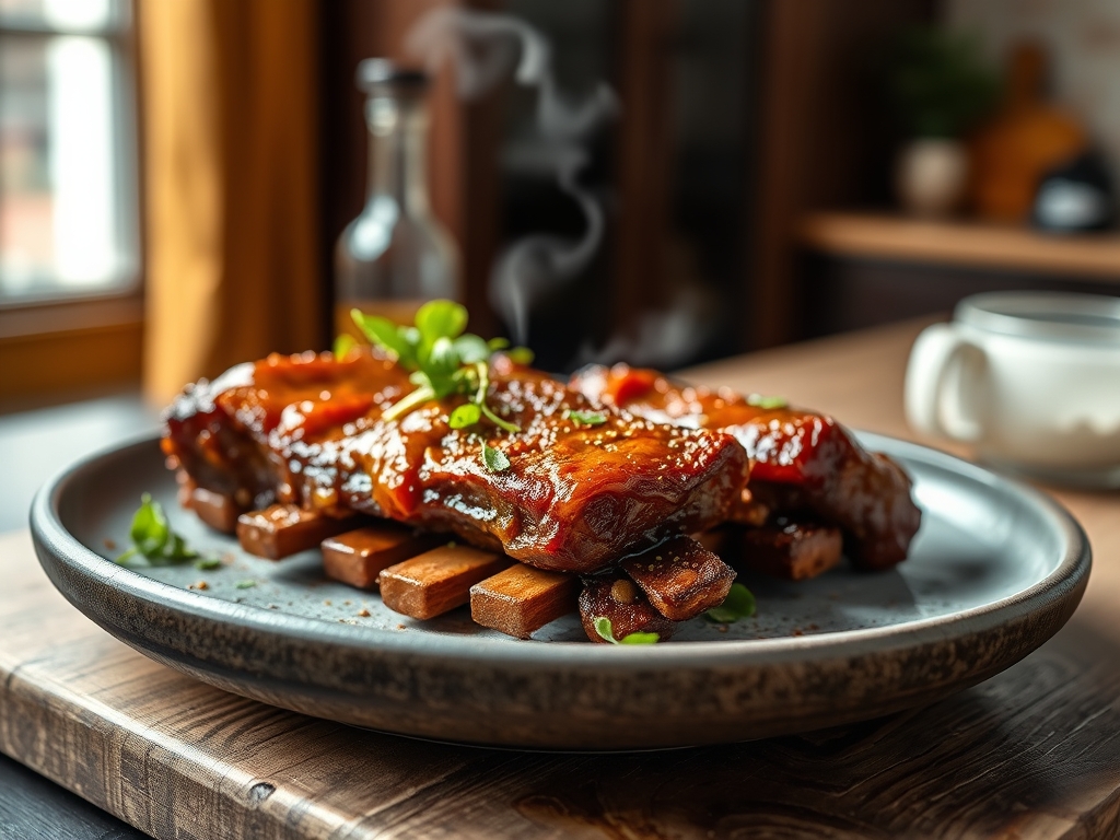 Spicy Bourbon Ribs