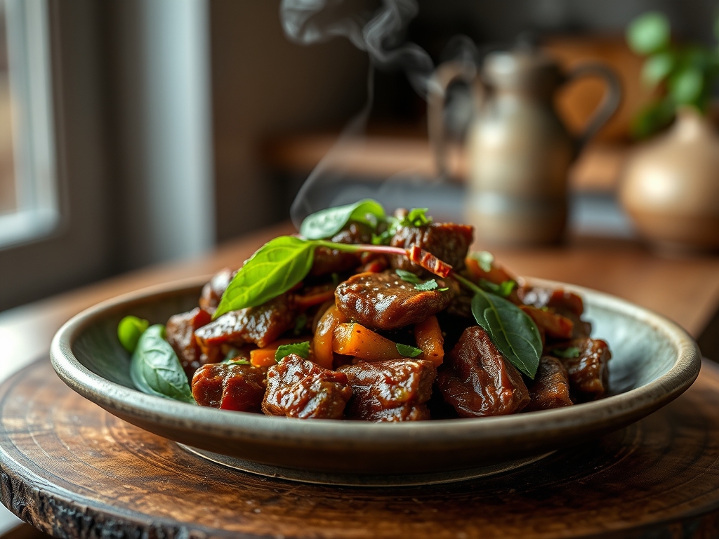 Spicy Thai Basil Beef