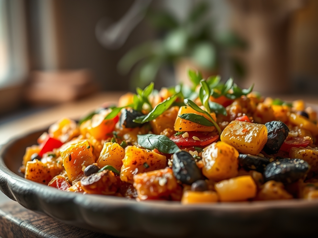 Spicy Vegetable Paella